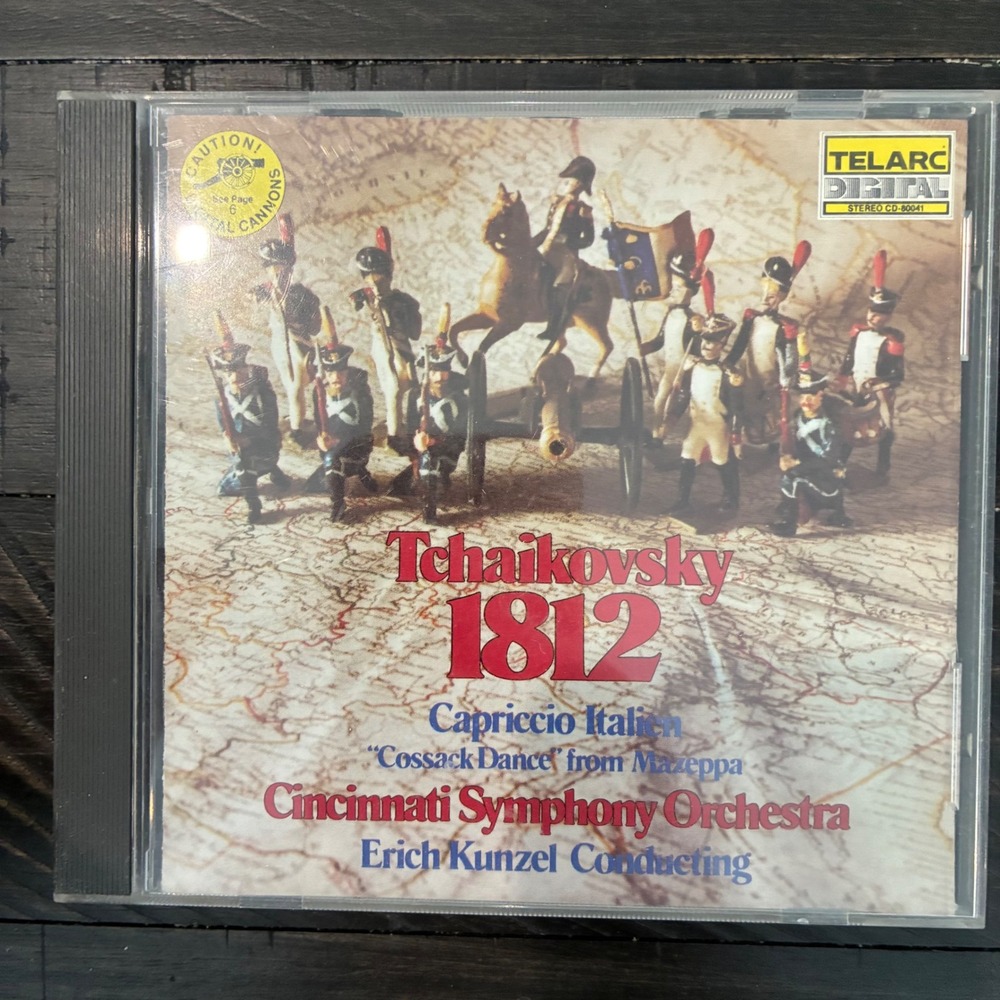 Tchaikovsky 1812 Overture Cincinnati Symphony Erich Kunzel Telarc Digital CD